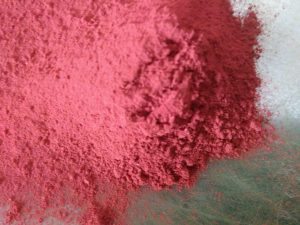 Cinóber vörös pigment 