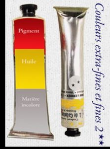 Leroux 2 csillagos festék 40 % pigment tartalom, töltőanyag 60% 