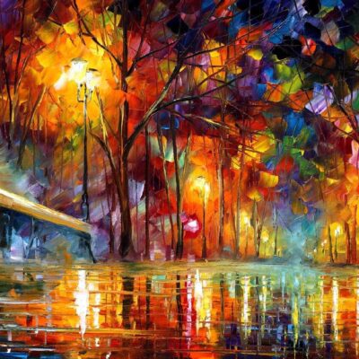 Afremov festőkéses Technika Online Festőtanfolyam