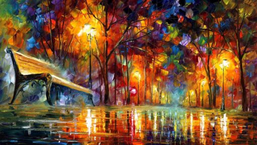 Afremov festőkéses Technika Online Festőtanfolyam