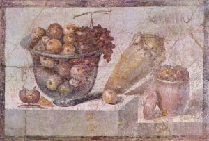 Pompei falfestmény részlet 